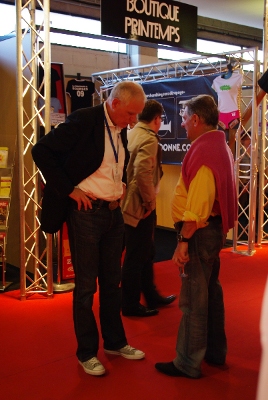 Cuvée de Printemps sur le stand de la municipalité
