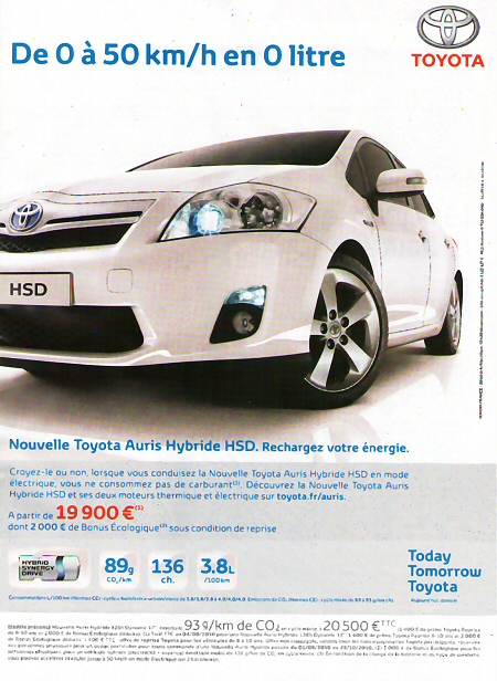 Ma Toyota est fantastique !