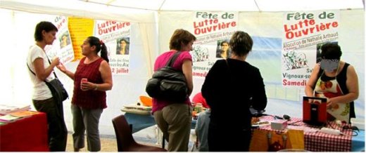 Go 2012 : Nathalie Arthaud (Lutte Ouvrière) était dans le Berry