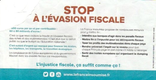 Manif d'octobre à Bourges : la France Insoumise en dumping